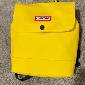 Hunter yellow backpack bag NWT mint condition